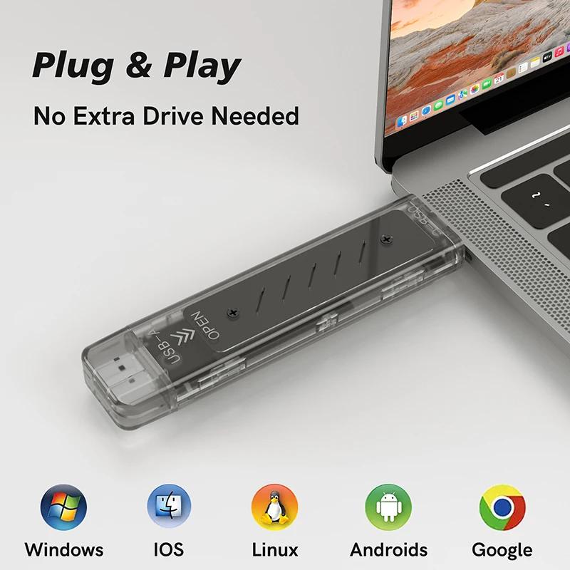 M.2 NVME PCIe NGFF SATA SSD CŸ USB   ̽,   ϵ ũ ڽ, 10Gbps PCI-E M2 SSD  